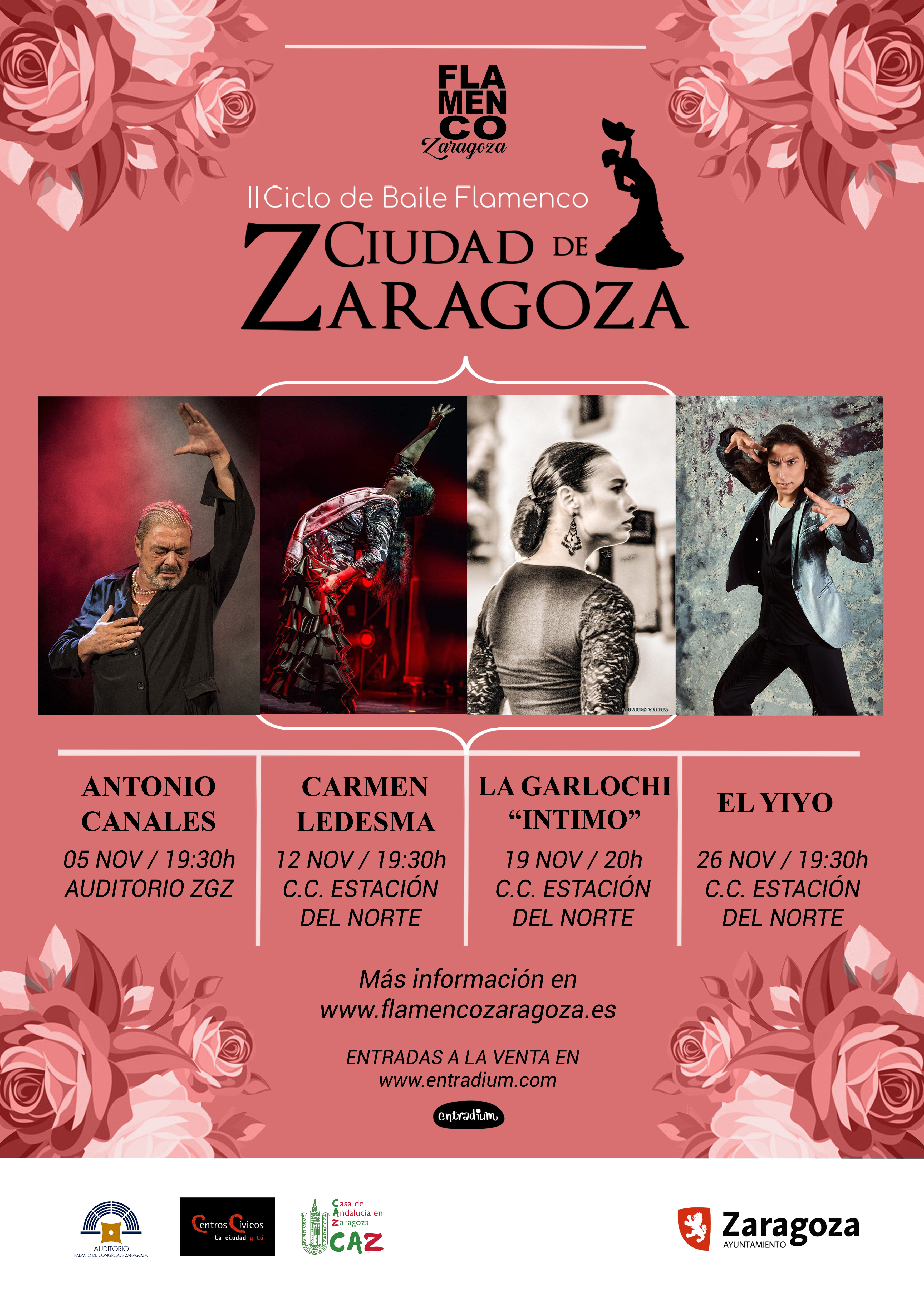 Ciclo de Flamenco Ciudad de Zaragoza. Noticia. Ayuntamiento de Zaragoza