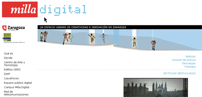 P?gina web Milla Digital