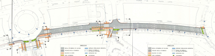 Imagen Plano sobre la propuesta C. Tercer Carril en la Avenida Tiziano
