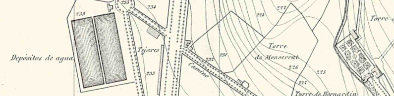Mapa depositos de 1880