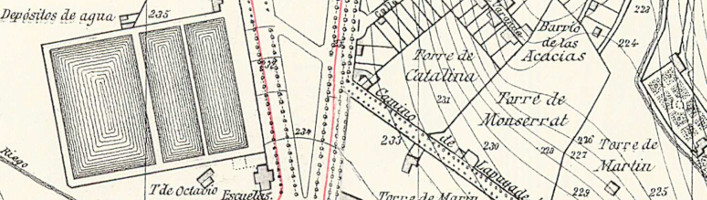 Mapa depositos de 1899