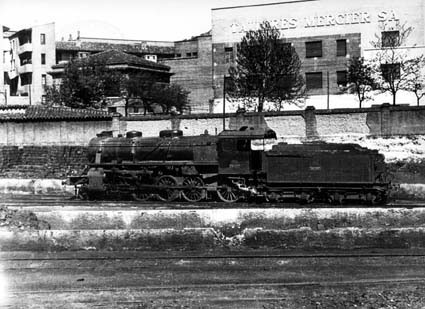 A.M.Z. Sig. 05604. Zaragoza. Talleres Mercier S.A. Locomotora. Fecha 1960. Imagen de archivo copia en papel fotográfico 295x275 mm.