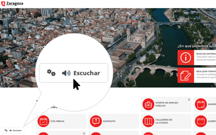 Imagen indicativa del servicio de escucha