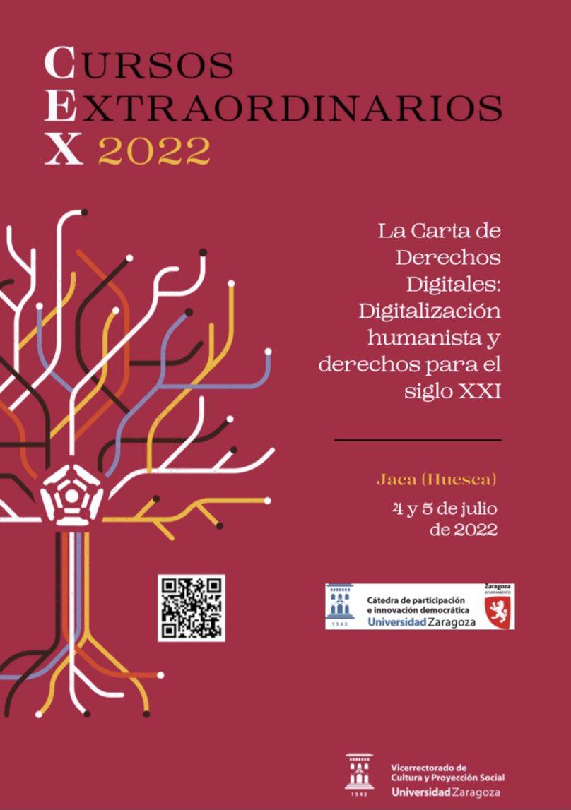 Cartel de La Carta de Derechos Digitales Digitalización humanista y derechos para el siglo XXI