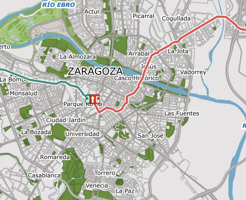 Como moverse por Zaragoza