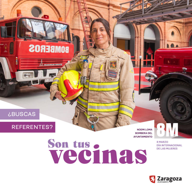 Foto 2: Noemí Loma, Bombera Ayuntamiento de Zaragoza