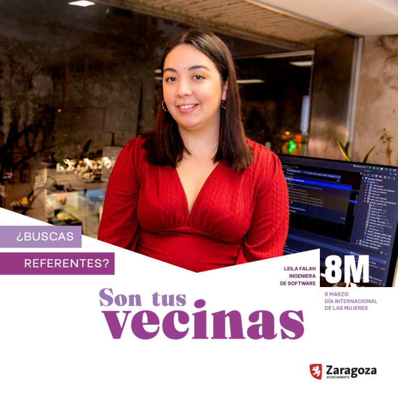 Foto 4: Leila Falah, ingeniera de software.