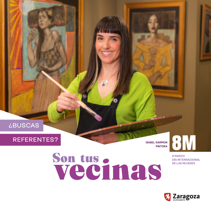 Foto 8: Isabel Garmon, pintora.