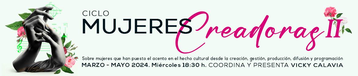 Cartel cabecera Mujeres Creadoras