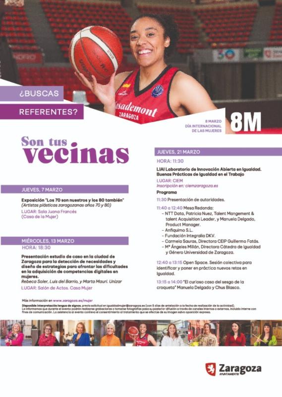Programa 8 de marzo. ¿Buscas referentes son tus vecinas?