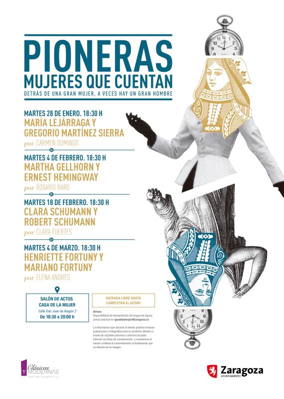 Cartel Programa Ciclo Pioneras