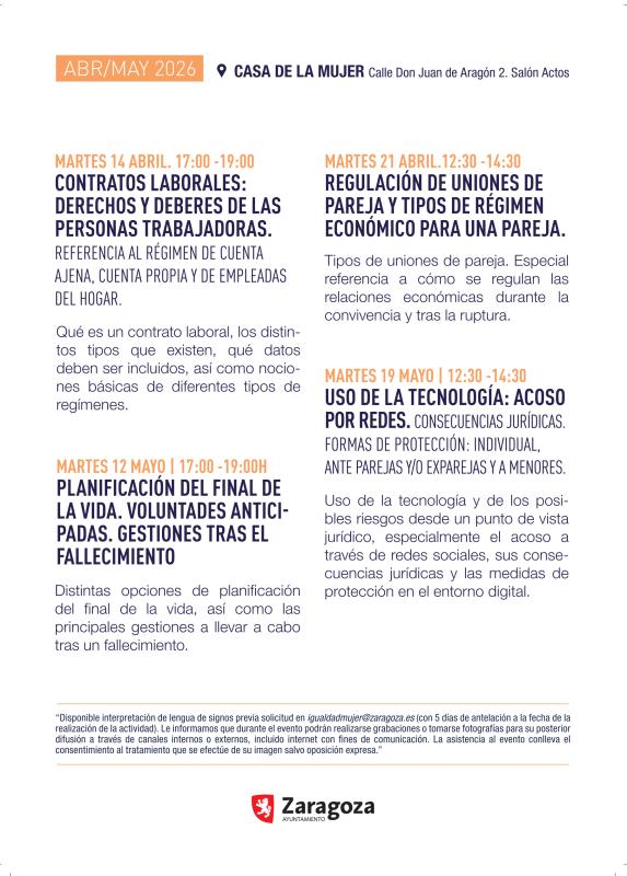 Tarhetón Ciclo Conoce tus derechos