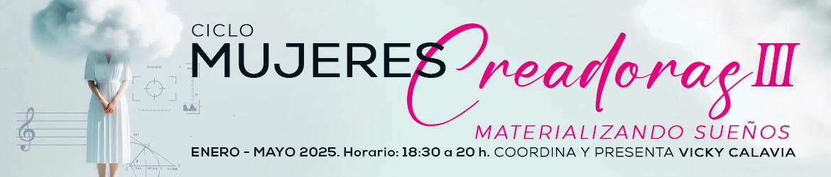 Cartel cabecera Mujeres Creadoras