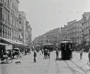 Calles y plazas de Zaragoza. Desde el Coso a la calle Cerdán (Viaje en tranvía)