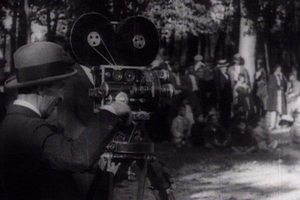 Operadores de la Fox en su visita a Zaragoza