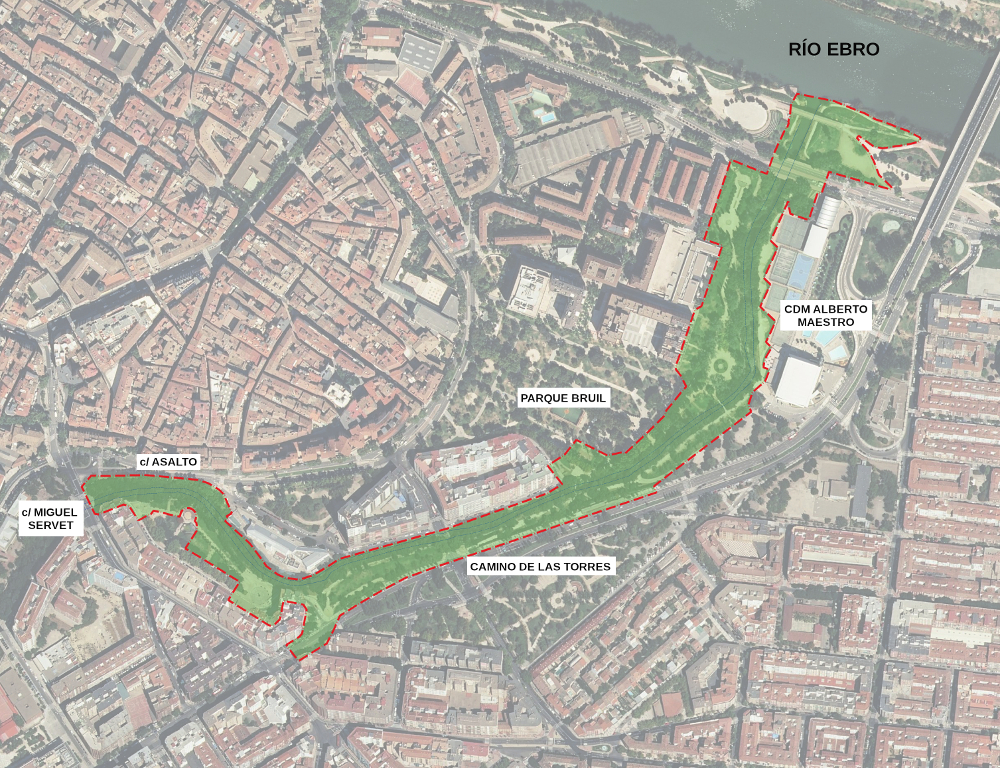 Puente de la calle Miguel Servet