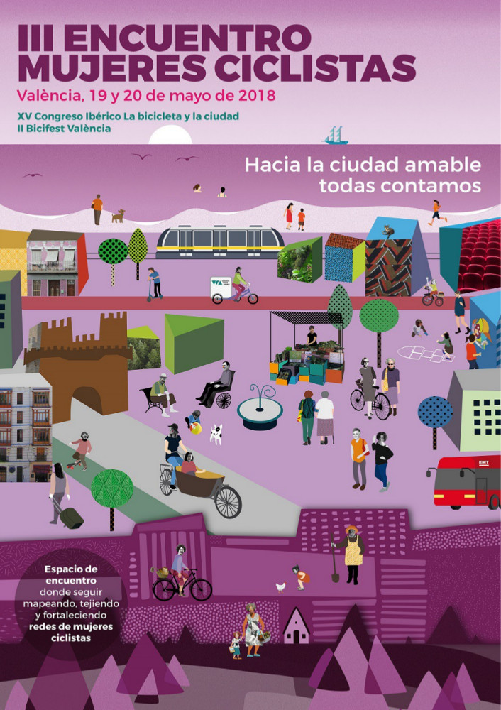 Mujer y bicicleta