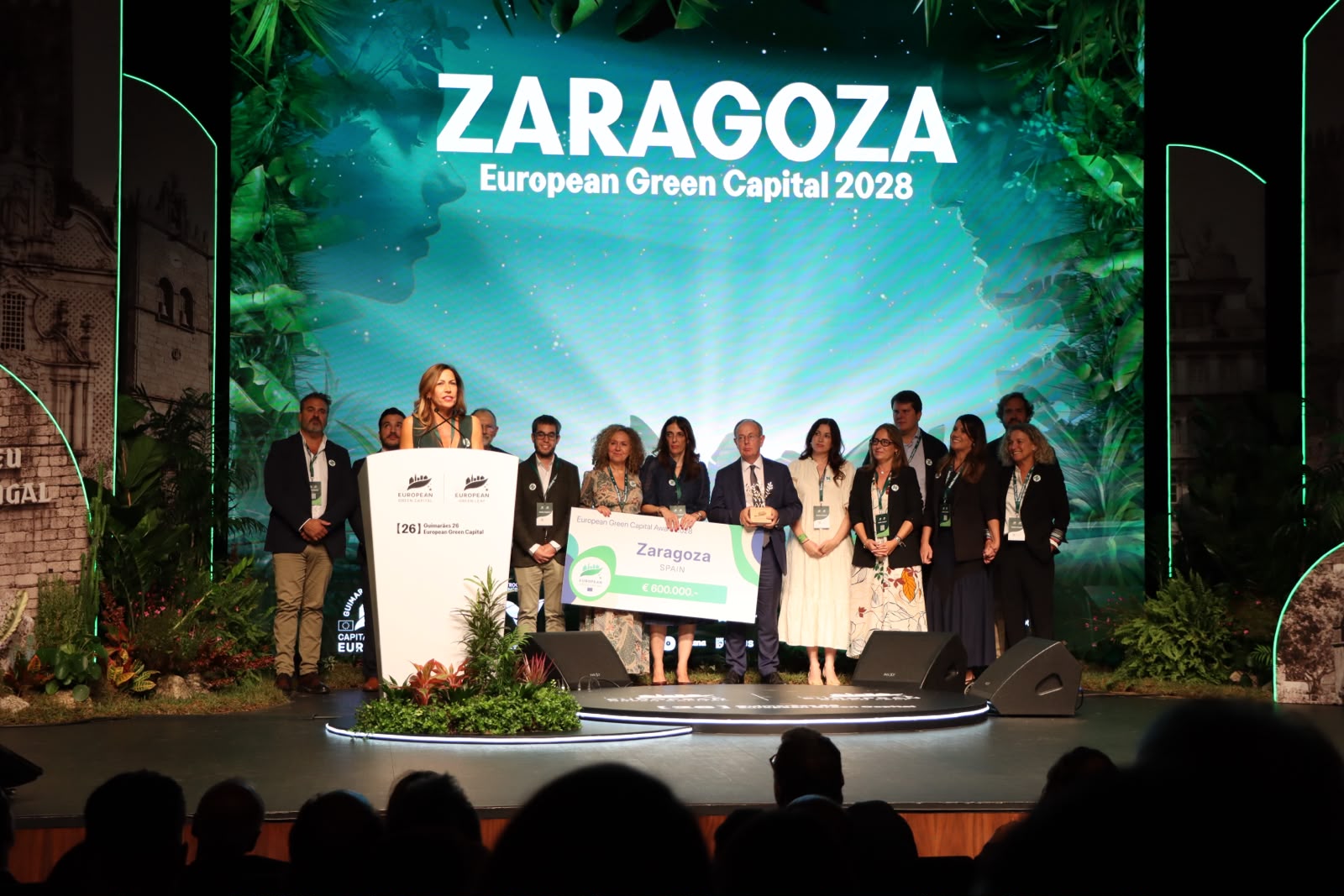 Natalia Chueca presentado la candidatura a Zaragoza Capital Verde Europea