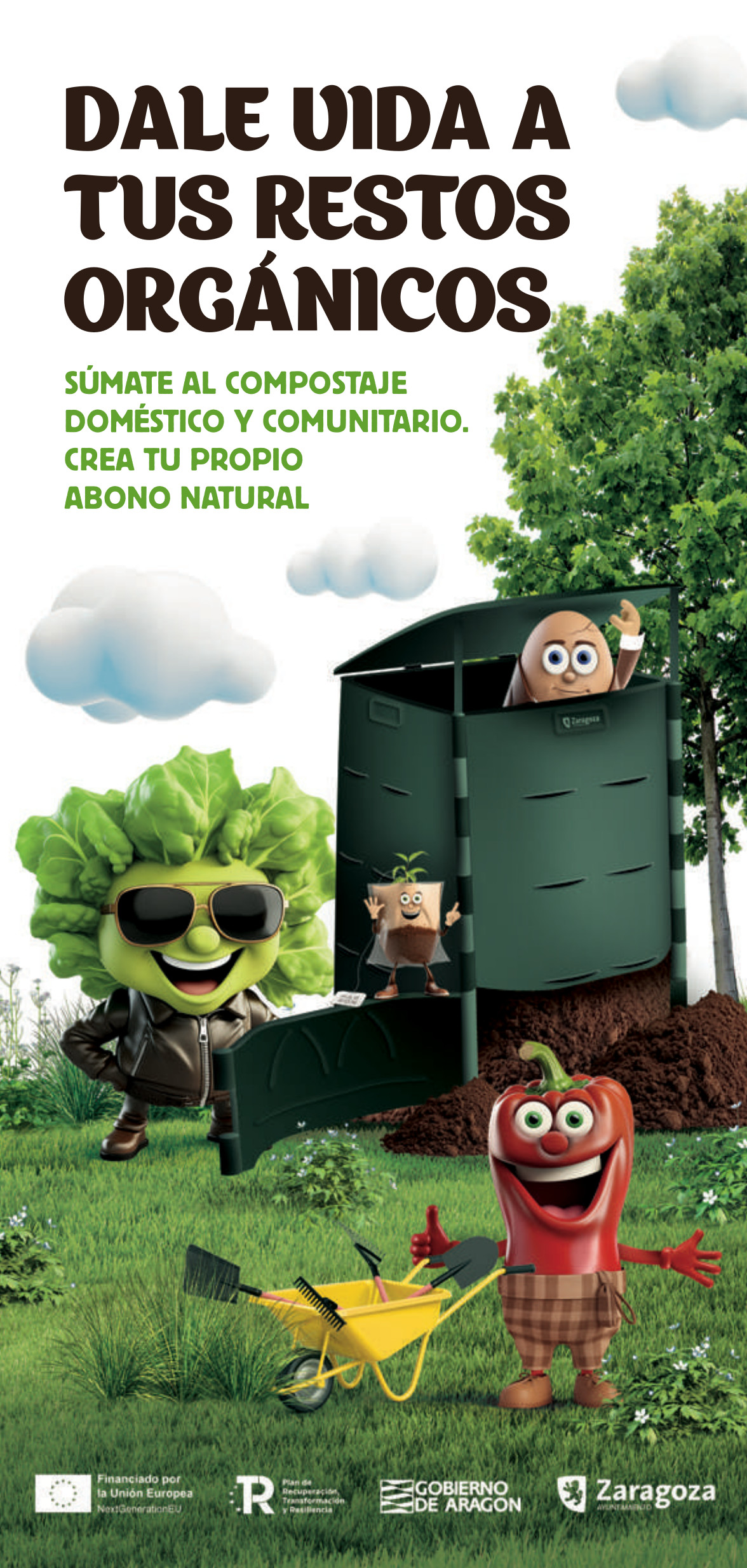 Folleto Dale vida a tus restos orgángicos