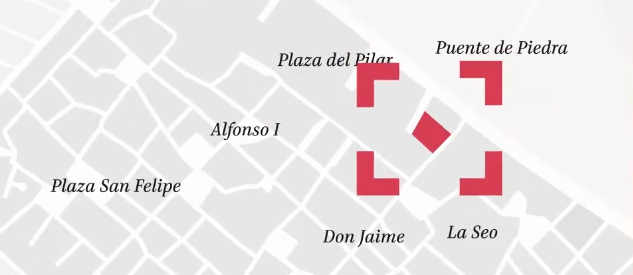 mapa de ubicación de La Lonja