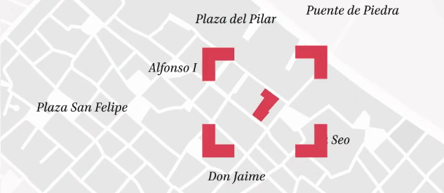 Mapa de ubicación del Palacio de Montemuzo