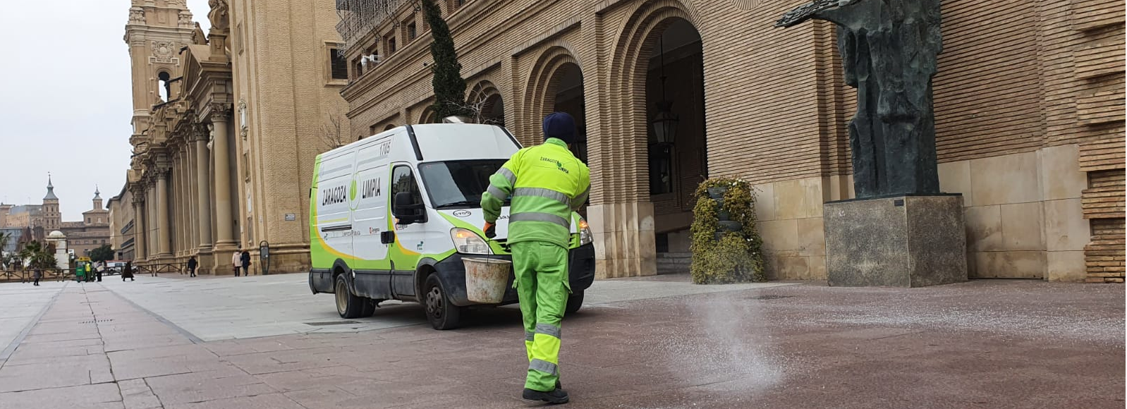 Cabecera recomendaciones alerta nieve en Zaragoza