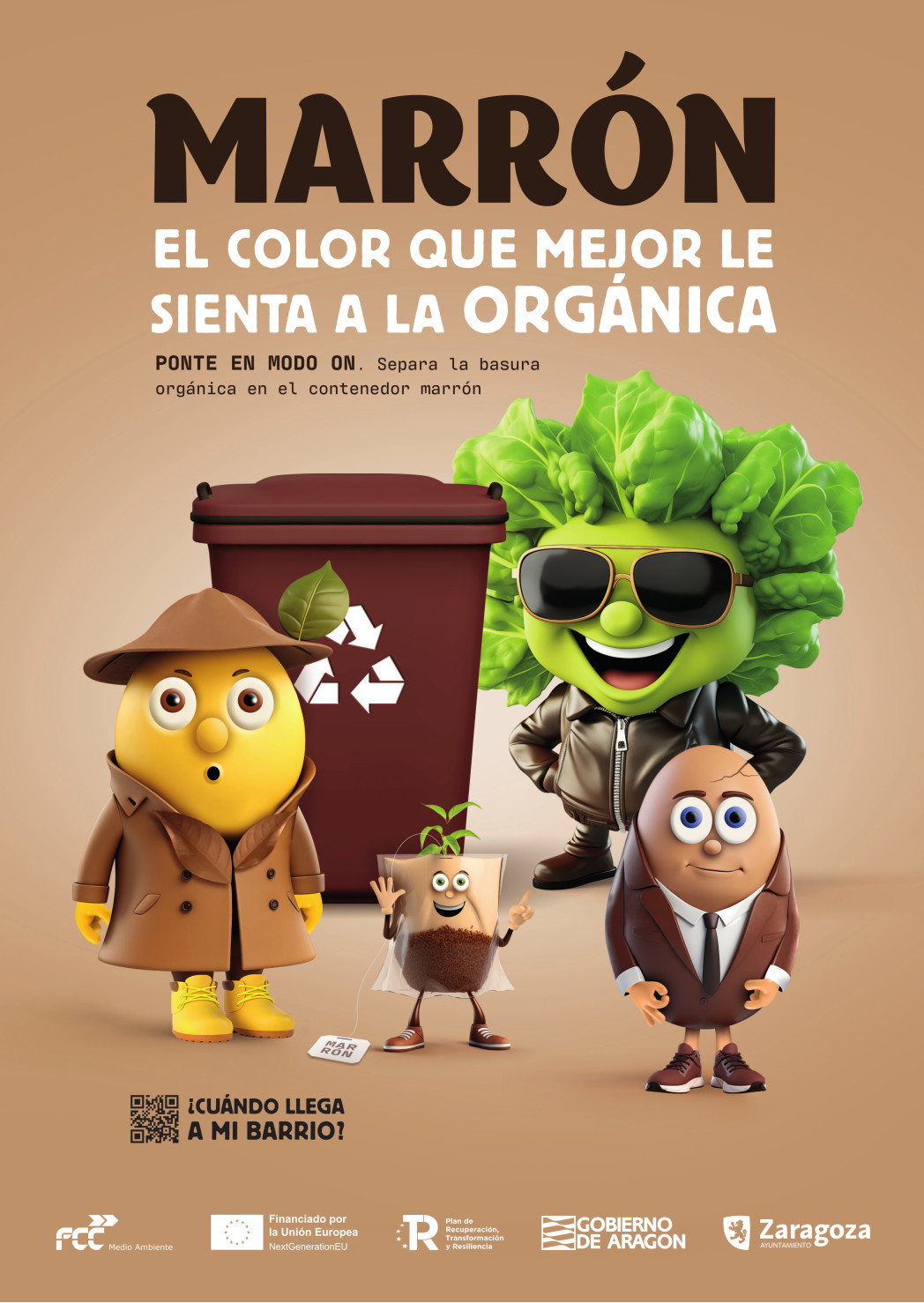 Cartel Recogida orgánica