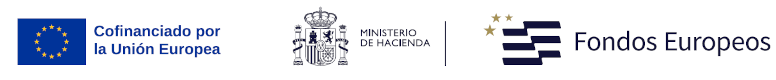 Logos del PAI- Cofinanciado Unión Europea - Ministerio Hacienda - Fondos Europeos