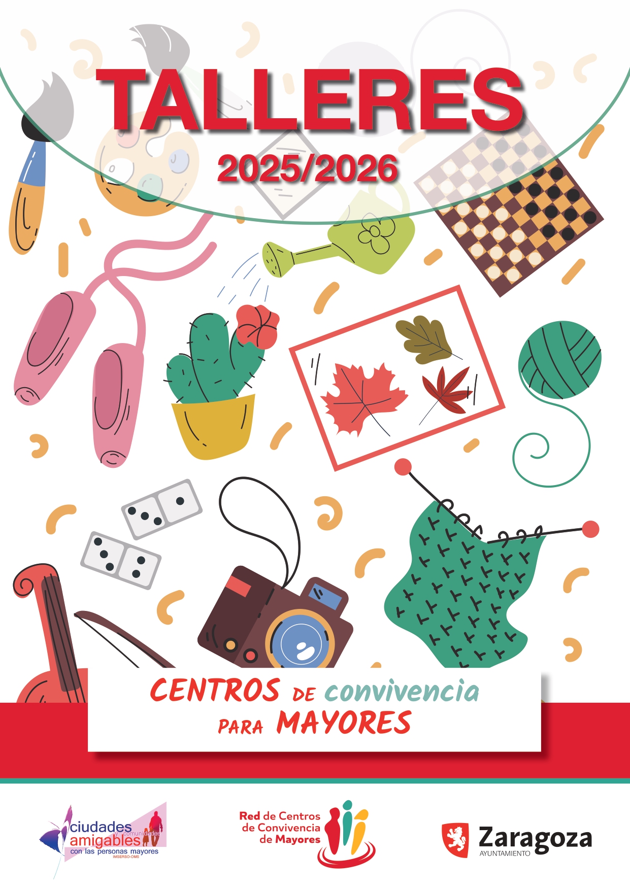 Cartel Talleres Centro de Convivencia para mayores