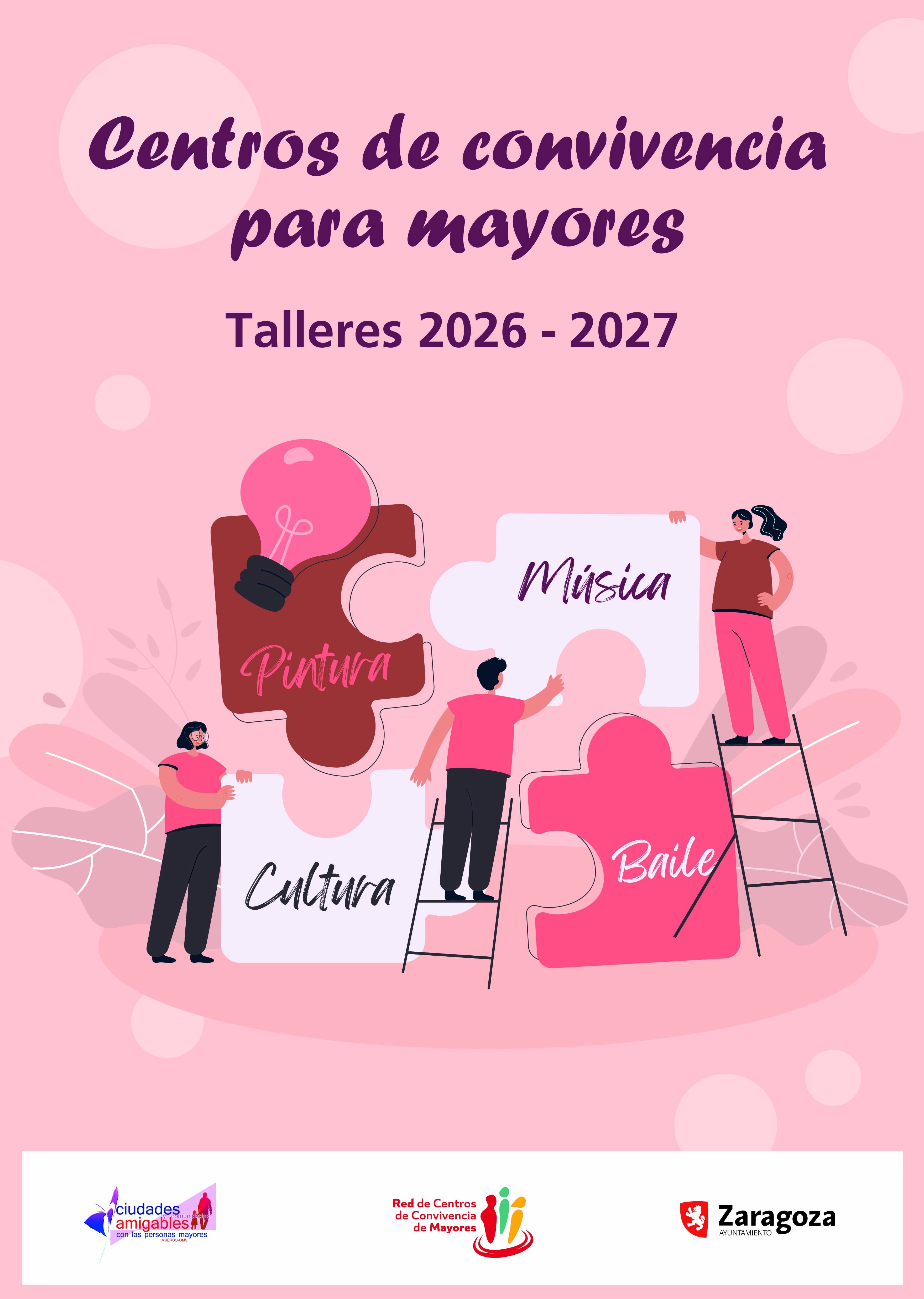 Cartel Talleres Centro de Convivencia para mayores