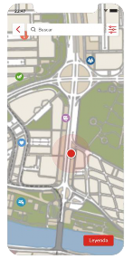 ping de geolocalización