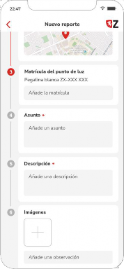 formulario con progreso