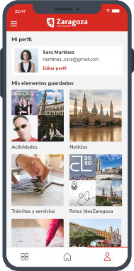 listado con fotografías