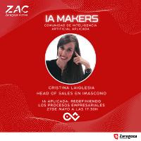 Ponencia de Cristina LaIglesia, Head of Sales de Imascono